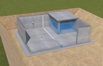 How to properly build a concrete cistern